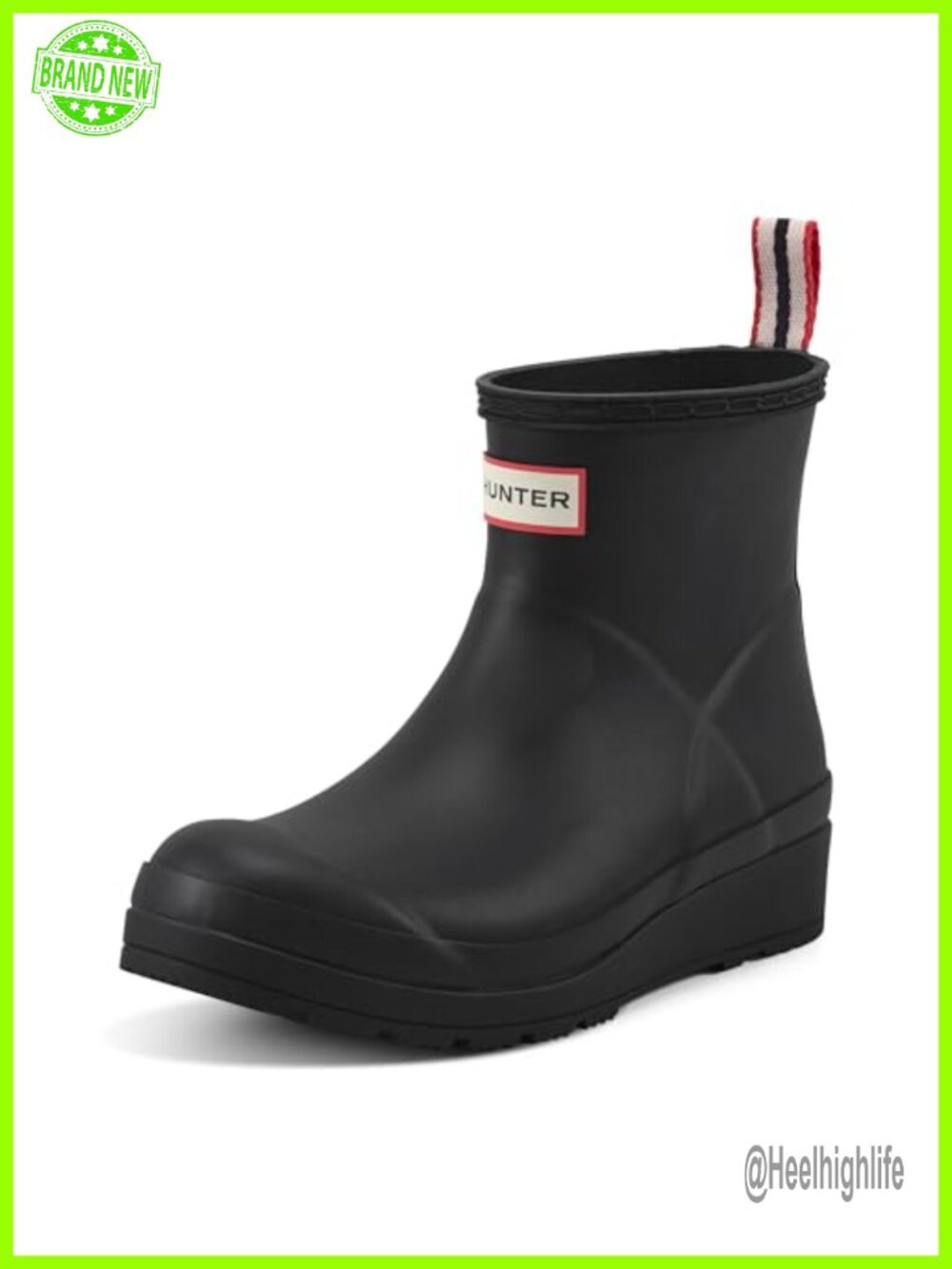 Waterproof Play Short Rain Boot Rubber Cushioned Comfort